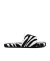 Tom Ford Zebra-print Slides In Black