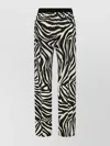 TOM FORD ZEBRA PRINT STRAIGHT LEG TROUSERS