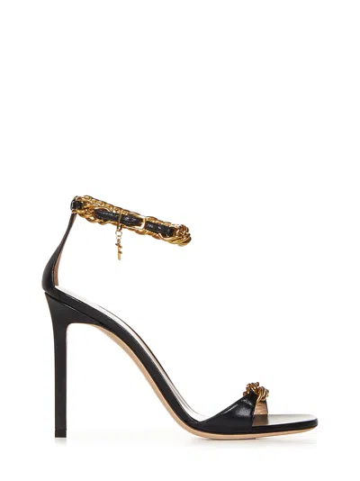 Tom Ford Zenith Sandals In Black