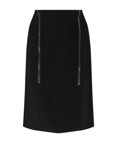 Tom Ford Zip-detail Pencil Skirt In Black