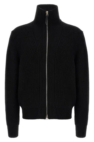 Tom Ford Zip Sweater In Black