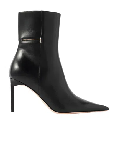 Tom Ford Zip-up Ankle Boots In Black