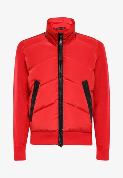 TOM FORD ZIP-UP DOWN-FRONT JACKET