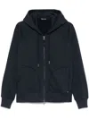Tom Ford Zippered Sweatshirt In Blue