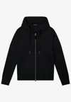 Tom Ford Cashmere Zip-up Hoodie In Black