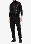 Tom Ford Zip-up Leather Gilet In Black