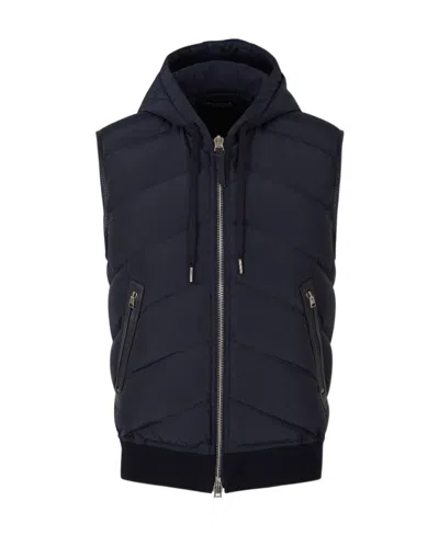 Tom Ford Zip-up Padded Gilet In Black