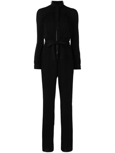 Tom Ford Lightweight Viscose Jersey Jumpsuit In Black
