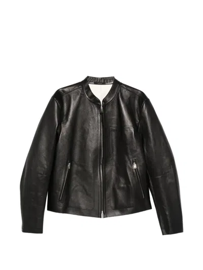 Tom Ford Zip-fastening Leather Jacket In Black
