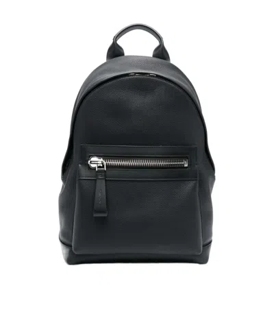 Tom Ford Zipped Backpack In Black