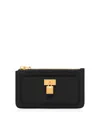 Tom Ford Zipped Card Holder In Black