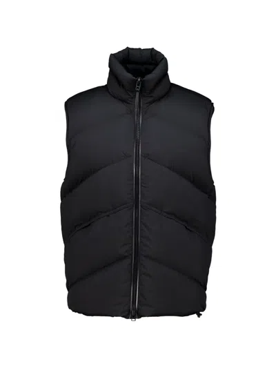 Tom Ford Zipped Down Vest In Black