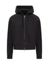 Tom Ford Cashmere Zip-up Hoodie In Black
