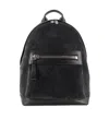 Tom Ford Suede Backpack With Maxi Zip On The Front In Brown