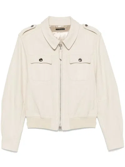 TOM FORD TOM FORD ZIP-UP CORDUROY BOMBER JACKET