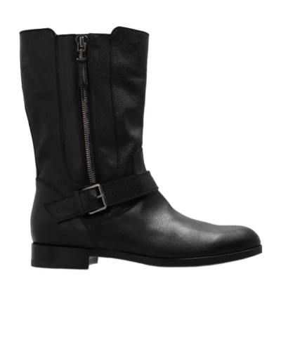 Tom Ford Zippered Short Boots In Black