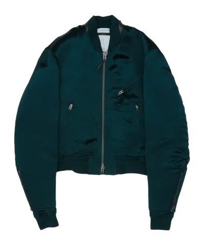 Tom Ford Zip-up Jacket In Green
