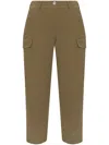 Tom Ford Tailored Green Trousers In Brown