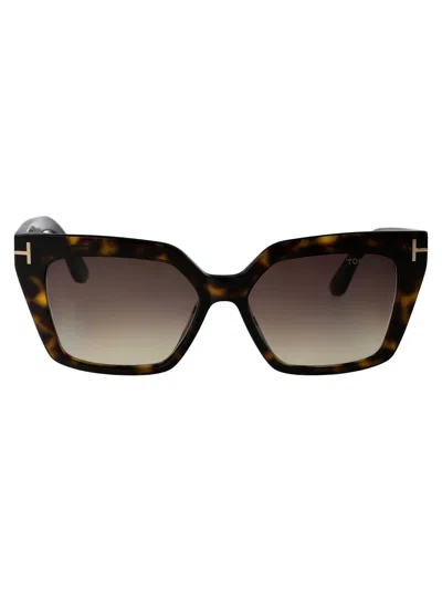 Tom Ford Cat Eye Sunglasses Ft1030 52 F