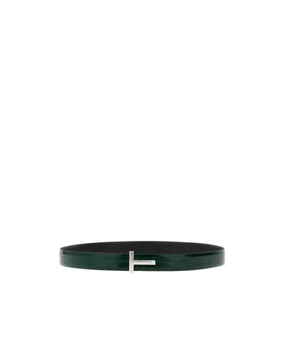 TOM FORD TOM FORD	LOGO BUCKLED BELT
