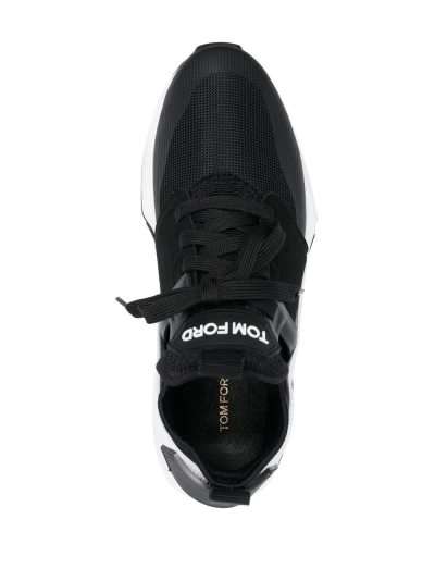 Tom Ford Sneakers Con Applicazione In Black