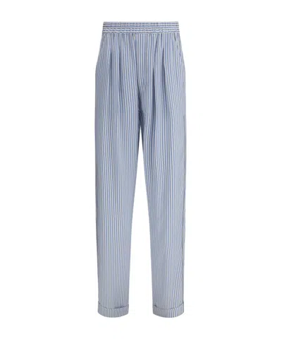 TOM FORD TOM FORD	STRIPED TURN-UP HEM TROUSERS