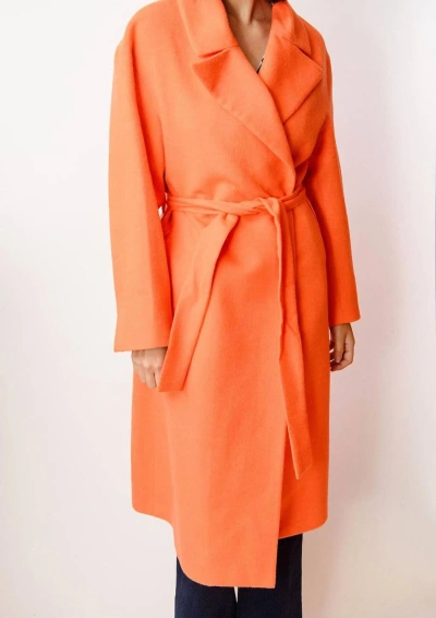 Pre-owned Tom Gutie Kylie Coat For Women In Orange
