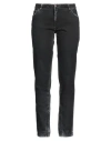 Tom Rebl Woman Jeans Black Size 6 Cotton, Elastane In Black