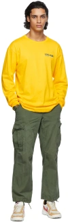 Tom Sachs Logjam Long Sleeve T-shirt In Golden Yellow