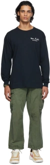 Tom Sachs Lunar Lander Long Sleeve T-shirt In Black