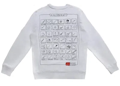 Pre-owned Tom Sachs Men's  Mcdonald's Crewneck Sweatshirt In White