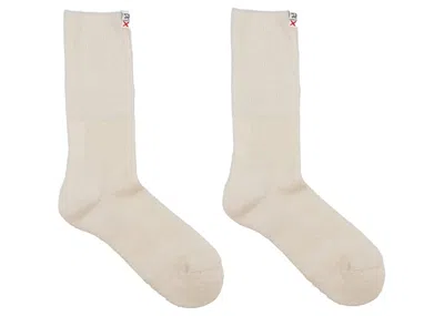 Pre-owned Tom Sachs Men's  Space Program Socks In Natural