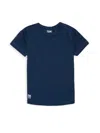 Tom & Teddy Boys' Short Sleeve Rash Guard Tee - Little Kid, Big Kid In Deep Blue
