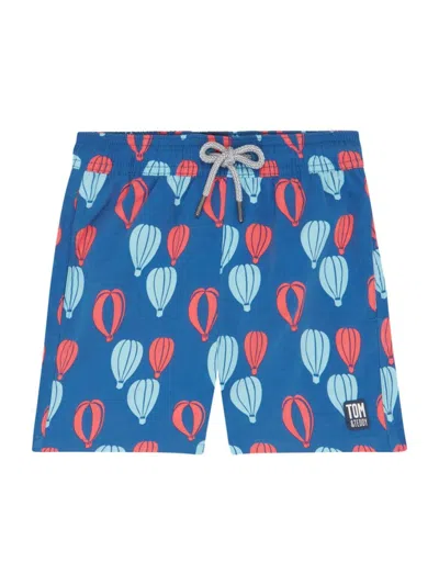 Tom & Teddy Men's Air Ballon Upf 50+ Swim Shorts In Blue