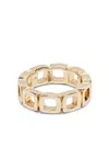 Tom Wood 9kt Yellow Gold Cushion Zirconia Ear Cuff In 金色