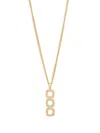 Tom Wood 9kt Yellow Gold Open Mini Cushion Pendant In Gold
