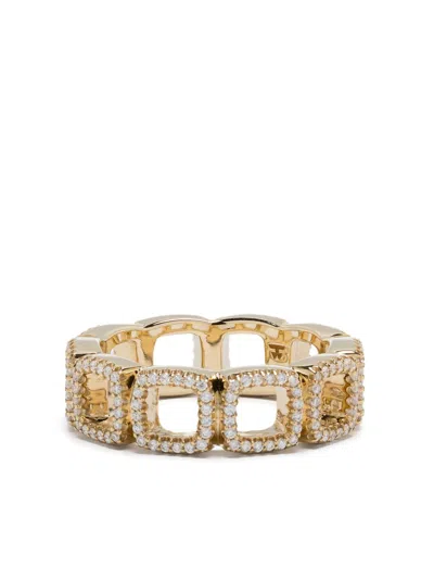 Tom Wood 9k Yellow Gold Crystal Ring