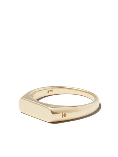 Tom Wood 9kt Knut Signet Ring In Gold