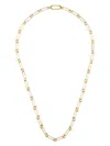 TOM WOOD 9KT YELLOW GOLD AND STERLING SILVER NECKLACE