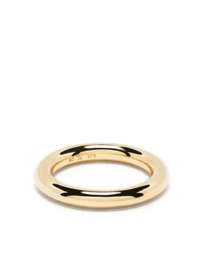 Tom Wood 9kt Yellow Gold Cage Band Ring
