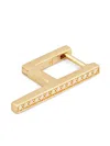 Tom Wood 9kt Yellow Gold Sleek Diamond Earring In Gold
