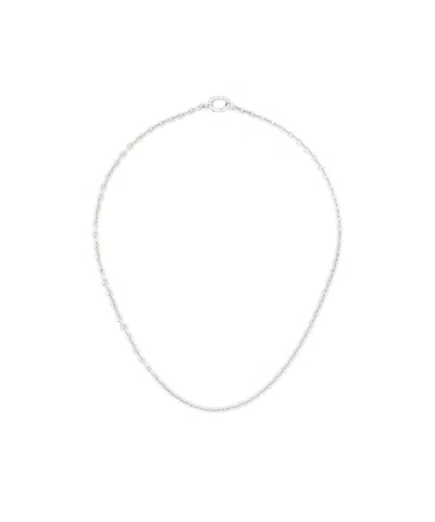 Tom Wood Ada Chain Necklace In White