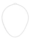 Tom Wood Ada Chain Slim Necklace In Silver