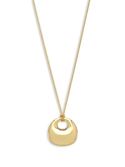 Tom Wood Bao Pendant Necklace In 金色