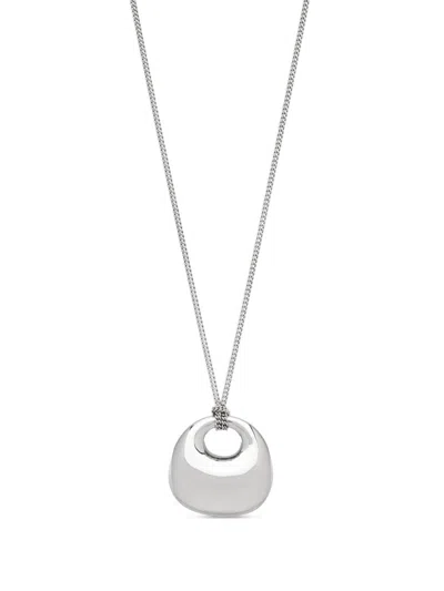 Tom Wood Bao Pendant Necklace In 银色