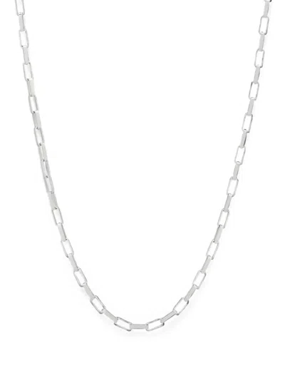 Tom Wood Billie Chain Necklace In Silver