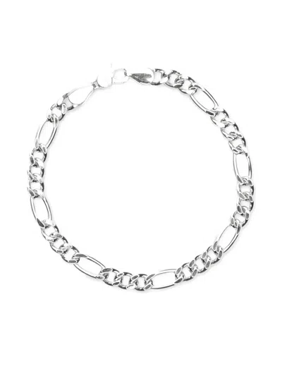 Tom Wood Bo Figaro Chain Bracelet In Silver