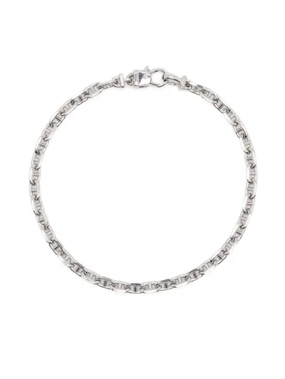 Tom Wood Cable Armband In Metallic