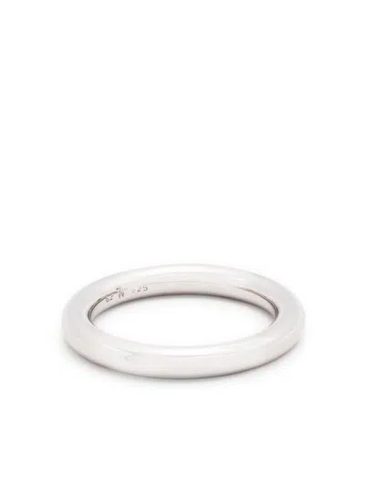 Tom Wood Cage Band Ring In Metallic