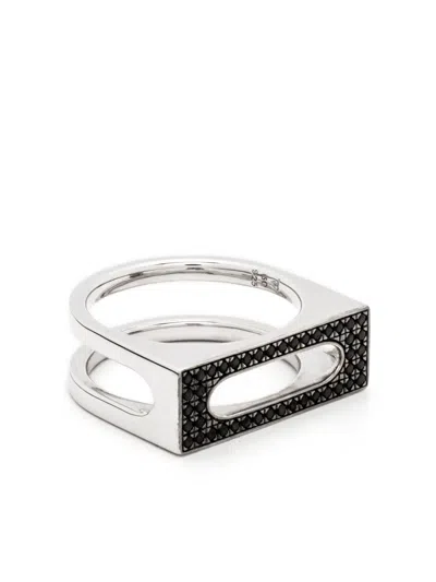 Tom Wood Cage Single Ring In Silver
